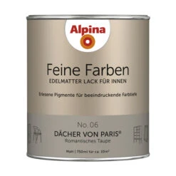 Alpina Buntlack »Feine Farben«, 0,75 L, Taupe