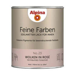 Alpina Buntlack »Feine Farben«, 0,75 L, Graurose