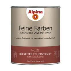 Alpina Buntlack »Feine Farben«, 0,75 L, Glutrot