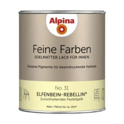 Alpina Buntlack »Feine Farben«, 0,75 L, Pastellgelb