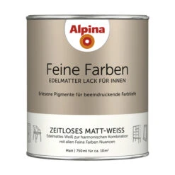 Alpina Buntlack »Feine Farben«, 0,75 L, Weiß