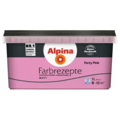 Alpina Dispersionsfarbe »Farbrezepte«, Party Pink, Matt