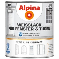 Alpina Weißlack, Seidenmatt