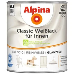 Alpina Weißlack »Classic«, Glänzend