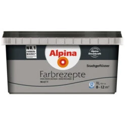 Alpina Dispersionsfarbe »Farbrezepte«, Stadtgeflüster, Matt