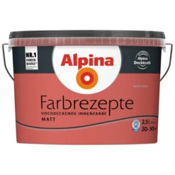 Alpina Innenfarbe »Farbrezepte«, Roter Ahorn, Matt