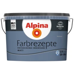 Alpina Innenfarbe »Farbrezepte«, Nordmeer, Matt