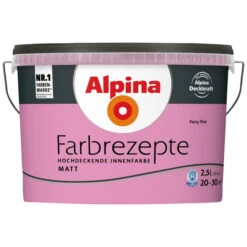 Alpina Innenfarbe »Farbrezepte«, Party Pink, Matt