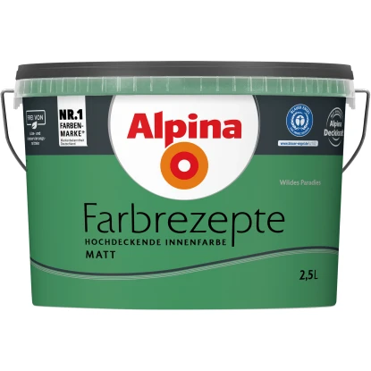 Alpina Farbrezepte Wildes Paradies Matt 2,5 Liter 1 Alpina Farbrezepte Wildes Paradies Matt 2,5 Liter