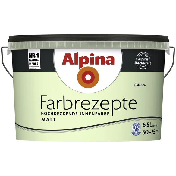 Alpina Innenfarbe »Farbrezepte«, Balance, Matt 1 Alpina Innenfarbe »Farbrezepte«, Balance, Matt