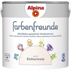 Alpina Dispersionsfarbe »Farbenfreunde«, Einhornrosa, Matt