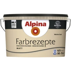 Alpina Innenfarbe »Farbrezepte«, Weicher Sand, Matt