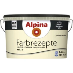 Alpina Innenfarbe »Farbrezepte«, Ein Hauch Von Gelb, Matt