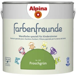 Alpina Dispersionsfarbe »Farbenfreunde«, Froschgrün, Matt