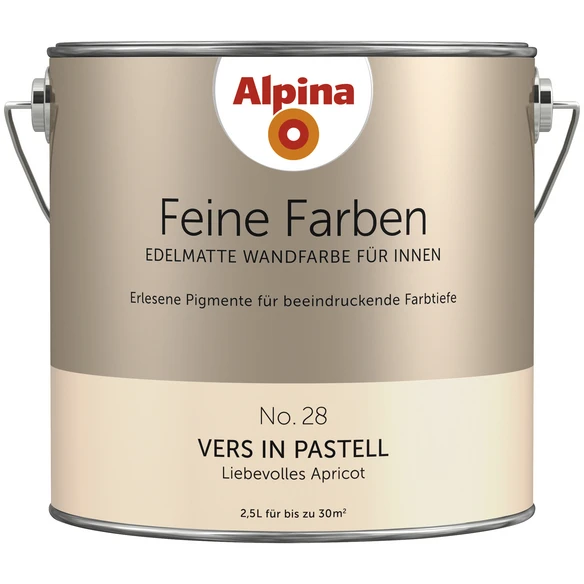 Alpina Dispersionsfarbe »Feine Farben«, Vers In Pastell, Matt 1 Alpina Dispersionsfarbe »Feine Farben«, Vers In Pastell, Matt