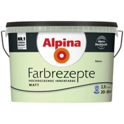 Alpina Dispersionsfarbe »Farbrezepte«, Hellgrün, Matt