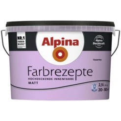 Alpina Dispersionsfarbe »Farbrezepte«, Fliederfest, Matt