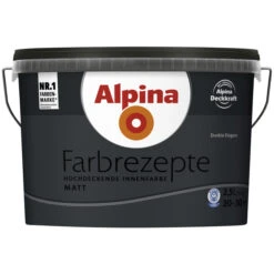 Alpina Dispersionsfarbe »Farbrezepte«, Dunkle Eleganz, Matt