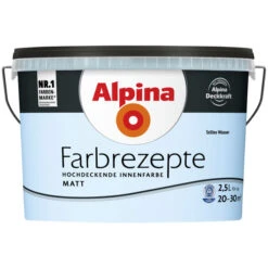 Alpina Innenfarbe »Farbrezepte«, Stilles Wasser, Matt