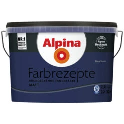 Alpina Dispersionsfarbe »Farbrezepte«, Blaue Stunde, Matt