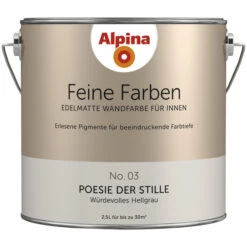 Alpina Dispersionsfarbe »Feine Farben«, Poesie Der Stille, Seidenmatt