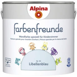 Alpina Dispersionsfarbe »Farbenfreunde«, Libellenblau, Matt