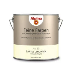 Alpina Dispersionsfarbe »Feine Farben«, Zartes Leuchten, Matt