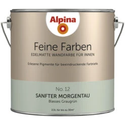 Alpina Dispersionsfarbe »Feine Farben«, Sanfter Morgentau, Matt