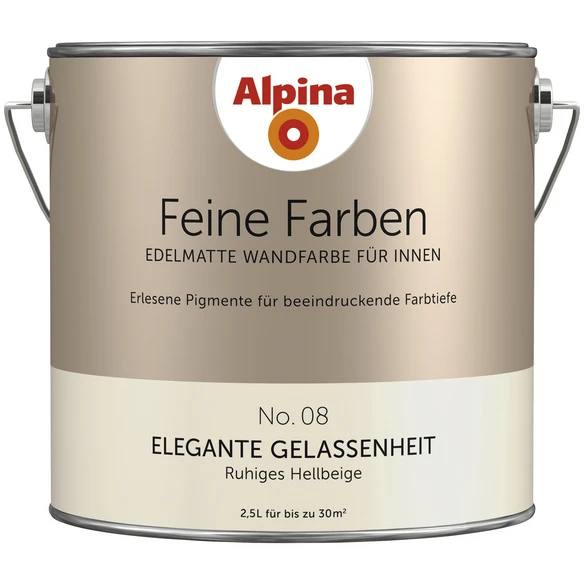 Alpina Dispersionsfarbe »Feine Farben«, Elegante Gelassenheit, Matt 1 Alpina Dispersionsfarbe »Feine Farben«, Elegante Gelassenheit, Matt