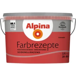 Alpina Farbrezepte Granatapfel Seidenglänzend 2,5 L