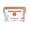 Wandfarbe »Alpinaweiß«, 10 L, Weiß