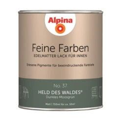 Alpina Buntlack »Feine Farben«, 0,75 L, Moosgrün