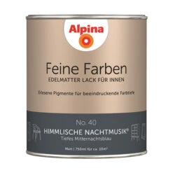Alpina Buntlack »Feine Farben«, 0,75 L, Mitternachtsblau