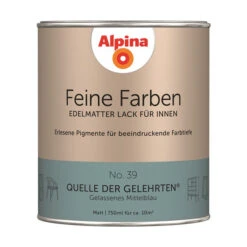 Alpina Buntlack »Feine Farben«, 0,75 L, Mittelblau
