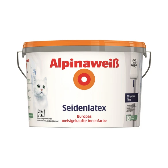 Innenfarbe »Alpinaweiß«, Seidenglänzend 1 Innenfarbe »Alpinaweiß«, Seidenglänzend