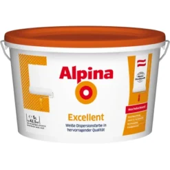 Alpina Excellent Weiß Matt 5 L