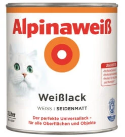 Alpina Alpinaweiß Weißlack Seidenmatt 2L