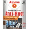 Alpina Metallschutz-Lack Anti-Rost Braun Glänzend RAL8011 750ml