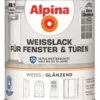 Alpina Weißlack Für Fenster + Türen Glänzend 750ml