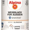 Alpina Weißlack Für Außen Glänzend 750ml