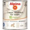 Alpina Classic Weißlack Reinweiß Für Innen Seidenmatt RAL9010 750ml