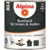 Alpina Buntlack Für Innen + Außen Anthrazitgrau Seidenmatt 750ml
