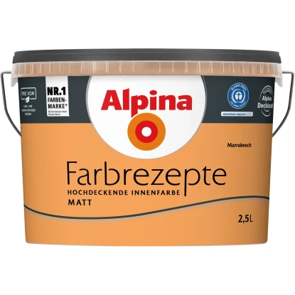 Alpina Farbrezepte Marrakesch Matt 2,5 Liter 1 Alpina Farbrezepte Marrakesch Matt 2,5 Liter