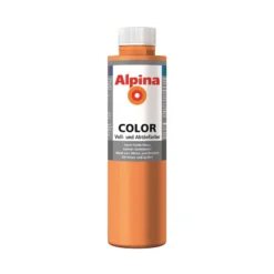 Alpina COLOR Voll- Und Abtönfarbe Fresh Orange 750ml Seidenmatt