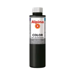 Alpina COLOR Voll- Und Abtönfarbe Night Black 750ml Seidenmatt