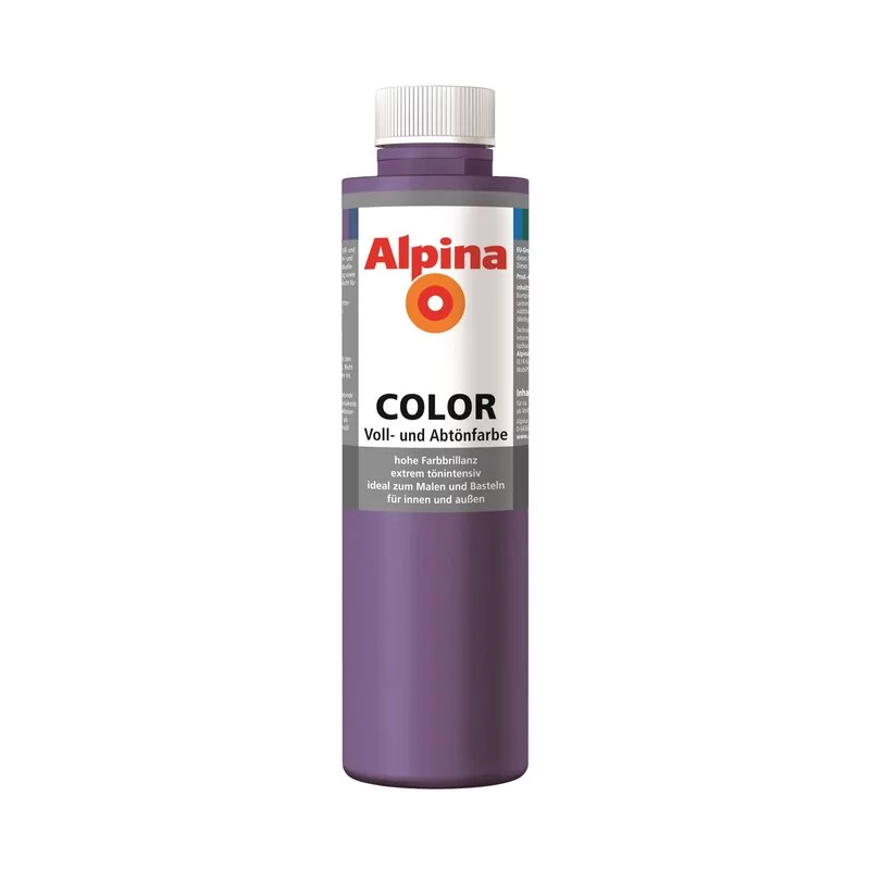 Alpina COLOR Voll- Und Abtönfarbe Sweet Violet 750ml Seidenmatt 1 Alpina COLOR Voll- Und Abtönfarbe Sweet Violet 750ml Seidenmatt