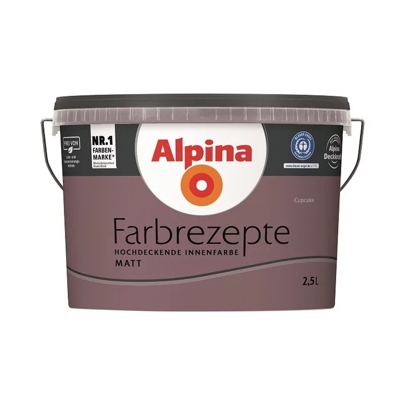 Alpina Farbrezepte Cupcake Matt 2,5 Liter 1 Alpina Farbrezepte Cupcake Matt 2,5 Liter