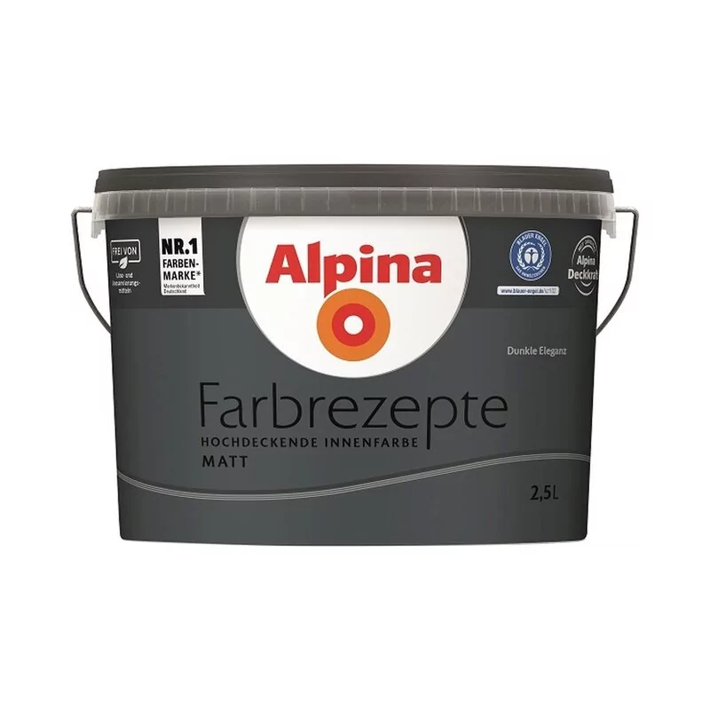 Alpina Farbrezepte Dunkle Eleganz Matt 2,5 Liter 1 Alpina Farbrezepte Dunkle Eleganz Matt 2,5 Liter