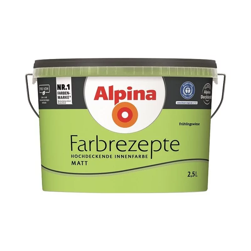 Alpina Farbrezepte Frühlingswiese Matt 2,5 Liter 1 Alpina Farbrezepte Frühlingswiese Matt 2,5 Liter