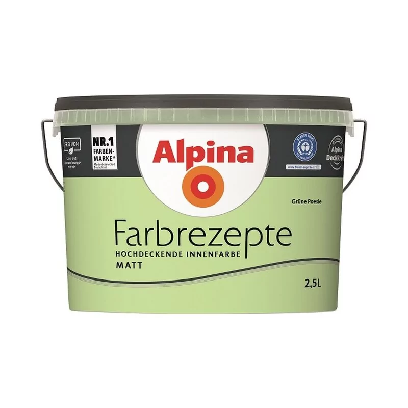 Alpina Farbrezepte Grüne Poesie Matt 2,5 Liter 1 Alpina Farbrezepte Grüne Poesie Matt 2,5 Liter